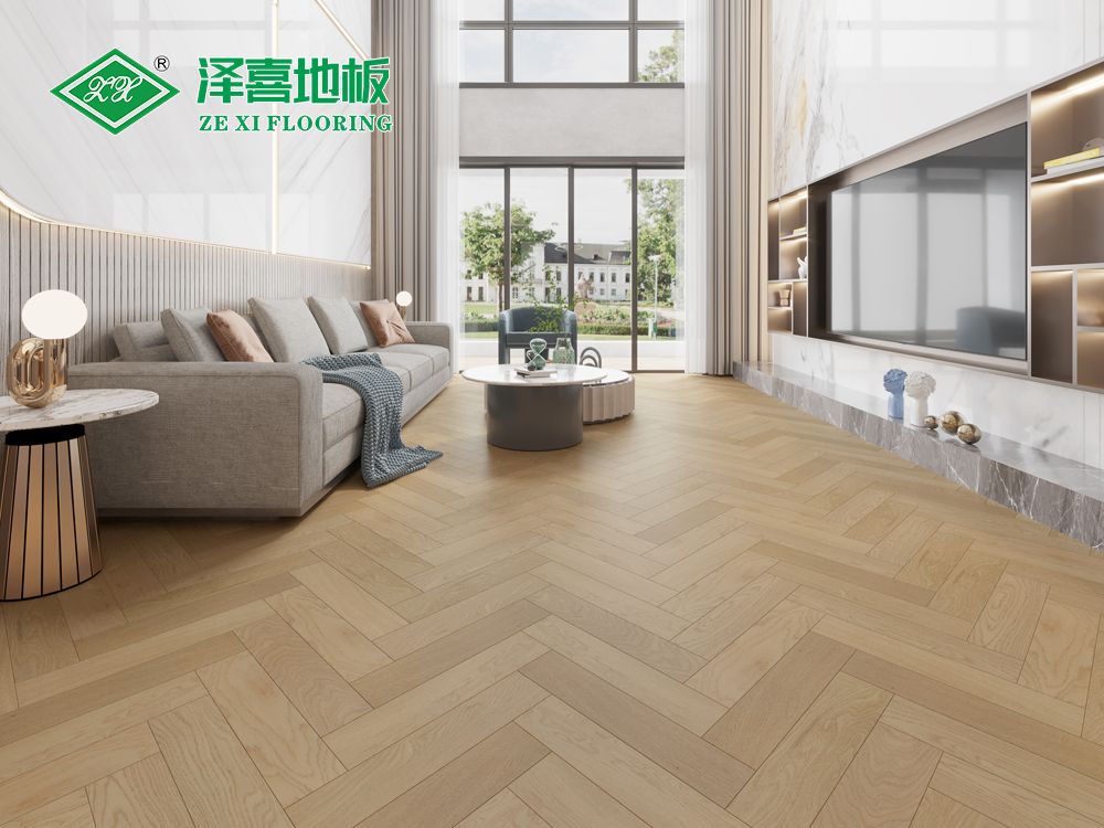 实木复合人字拼（橡木）ZX-SK356