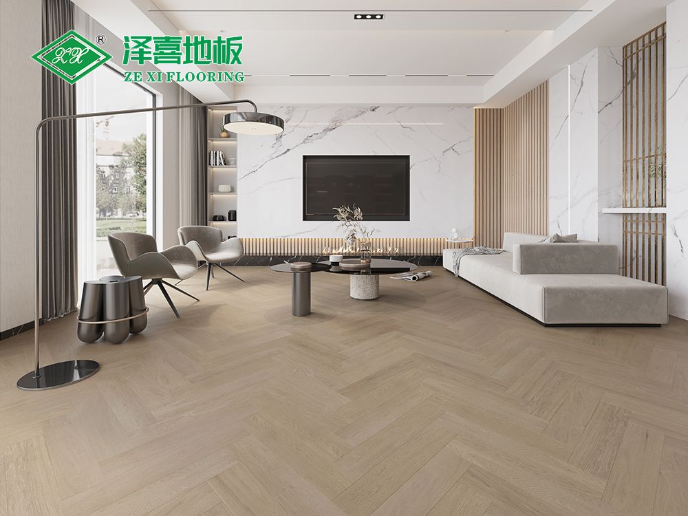 实木复合人字拼（橡木全桦芯）平扣 AHR2102