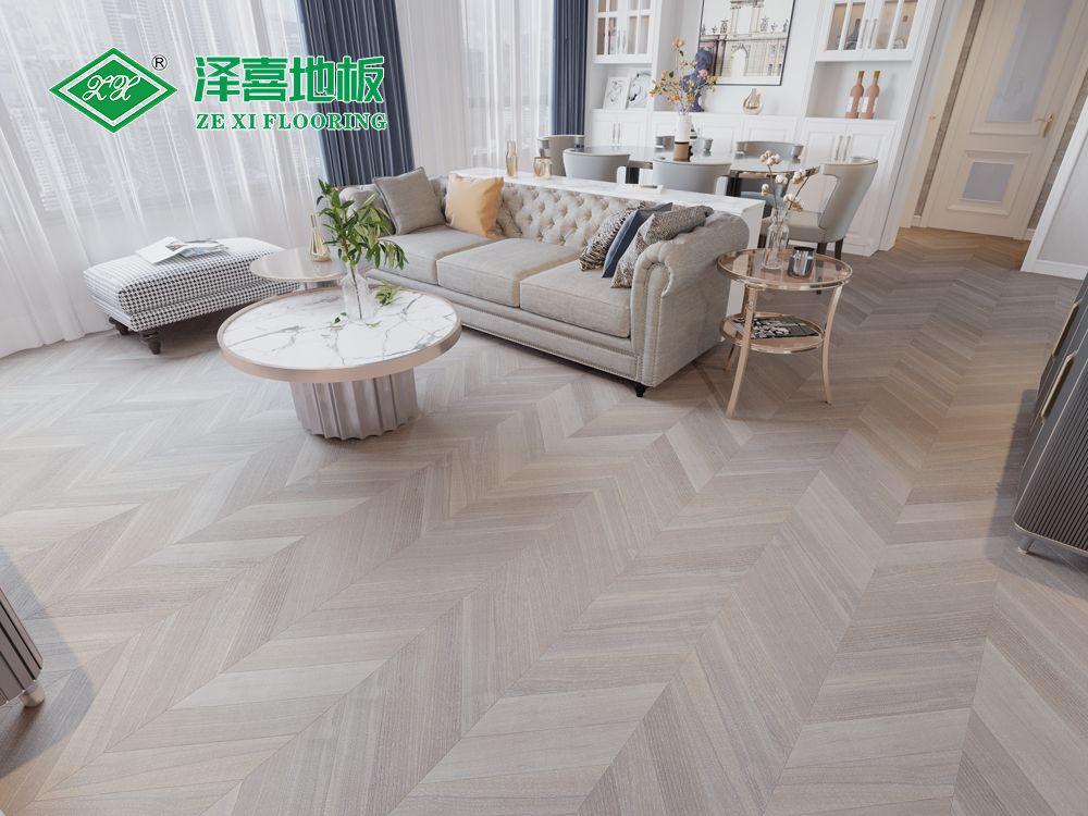 实木复合黑胡桃鱼骨拼 03